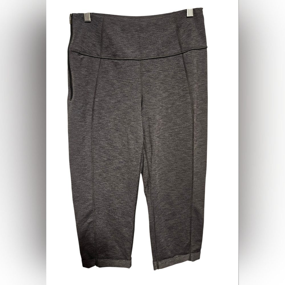 Lucy Activewear Yoga Women's Gray Capri - Medium